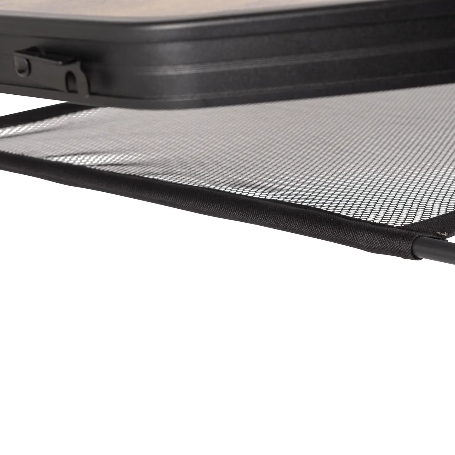 Стіл Bo-Camp Melrose Oval 120×80 cm Black/Wood look (1404220) 114227