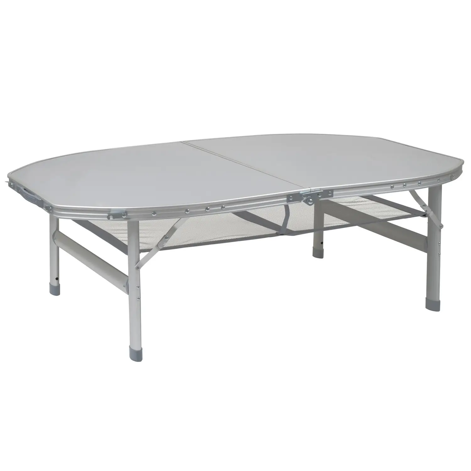 Стіл Bo-Camp Premium Oval 120×80 cm Grey (1404420) 114315