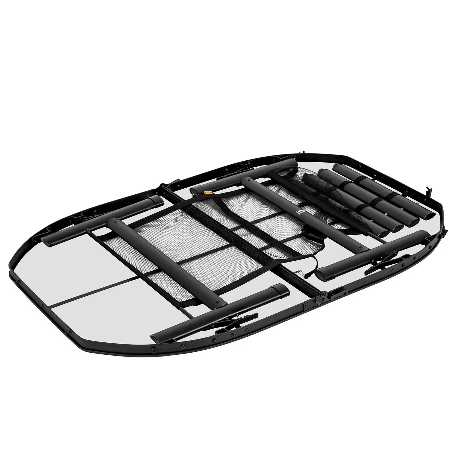 Стіл Bo-Camp Melrose Oval 120×80 cm Black/Wood look (1404220) 114231