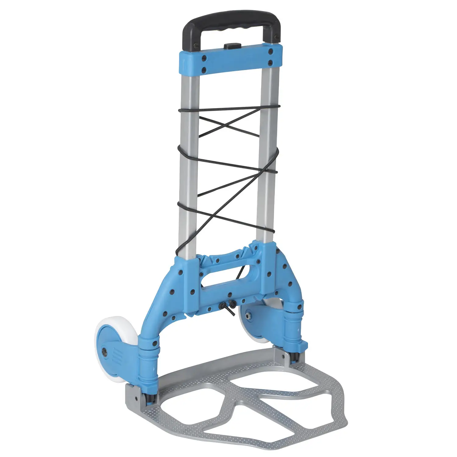 Візок господарський Bo-Camp Trolley Foldable 75 kg Silver/Blue (5267283) 114500