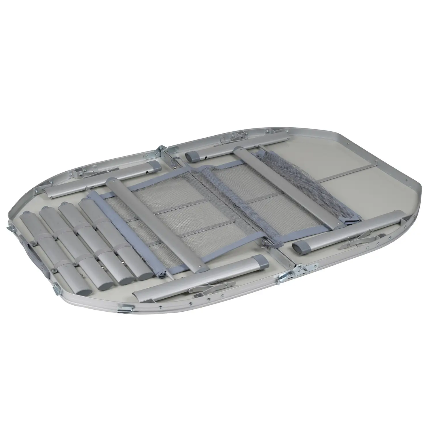 Стіл Bo-Camp Premium Oval 120×80 cm Grey (1404420) 114323