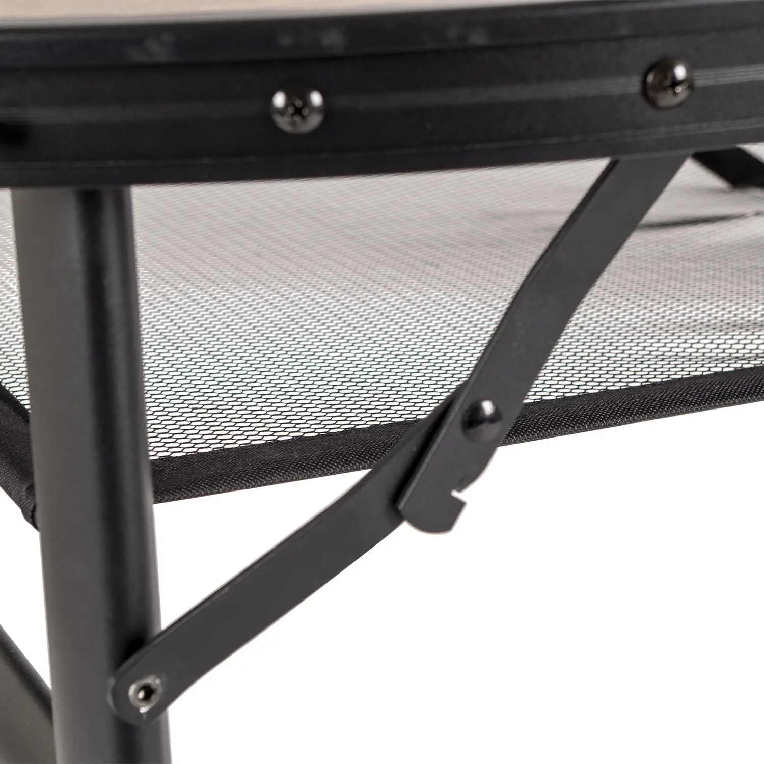 Стіл Bo-Camp Melrose Oval 120×80 cm Black/Wood look (1404220) 114251