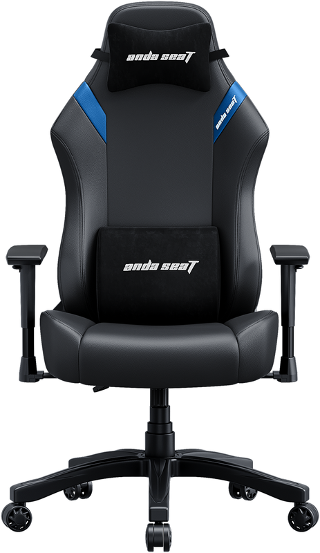 Геймерське крісло Anda Seat Luna Black/Blue Size L (AD18-44-BS-PV)