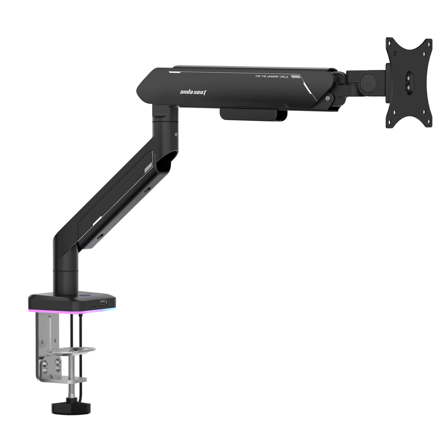 Настільне кріплення для монітора Anda Seat Stealth PRO II RGB 17”-42” Black (AD-W-A9X-1S-BB) 117198