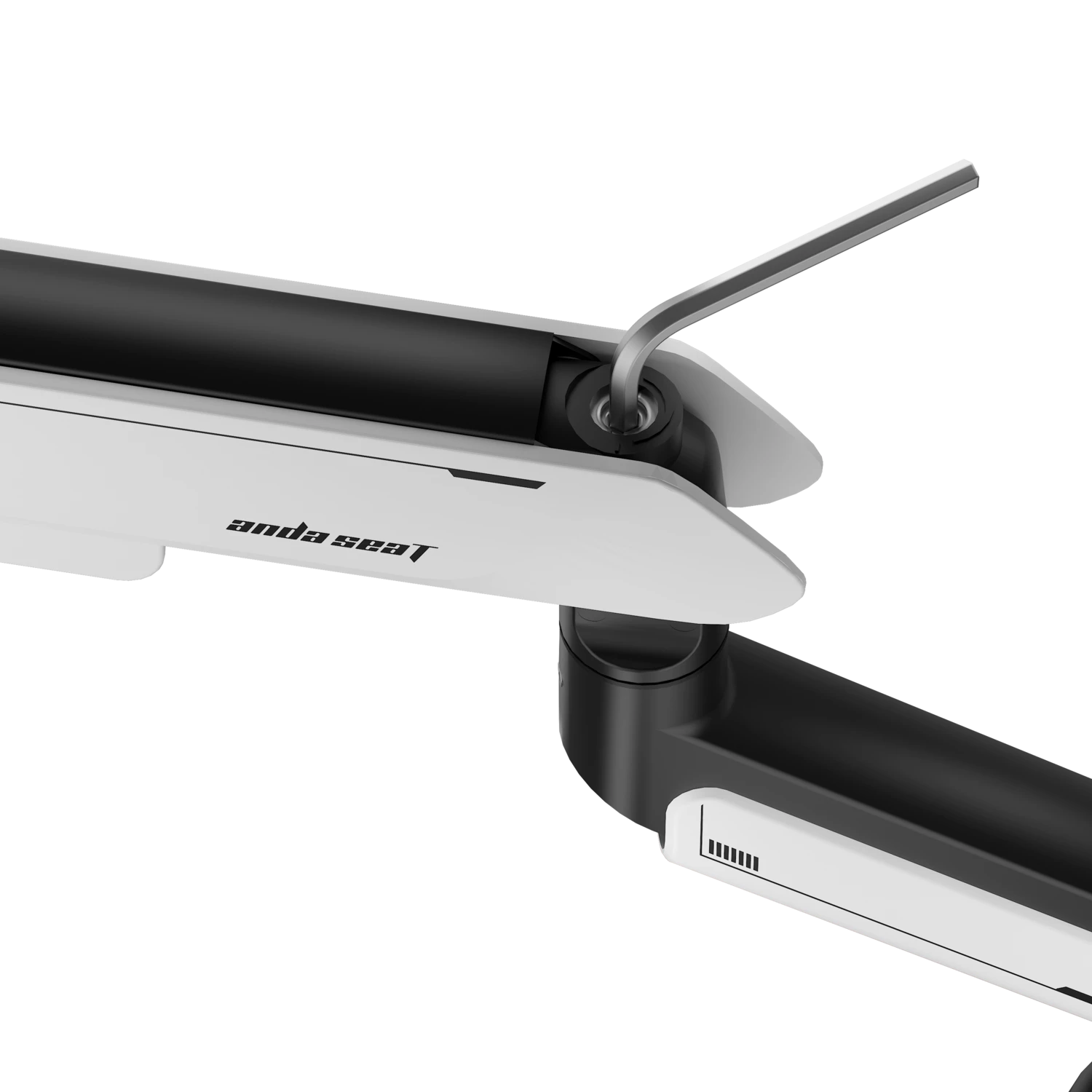 Настільне кріплення для монітора Anda Seat Stealth PRO II RGB 17”-42” White (AD-W-A9X-1S-BW) 117254