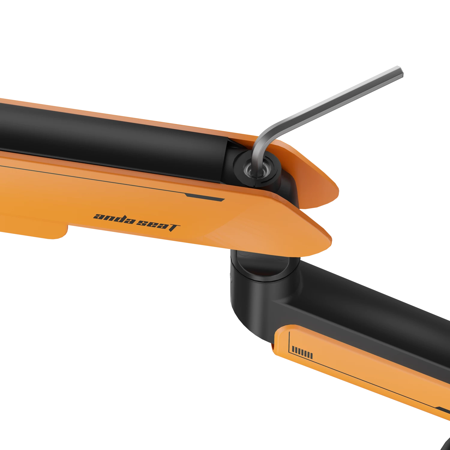 Настільне кріплення для монітора Anda Seat Stealth PRO II RGB 17”-42” Orange (AD-W-A9X-1S-BO) 117274
