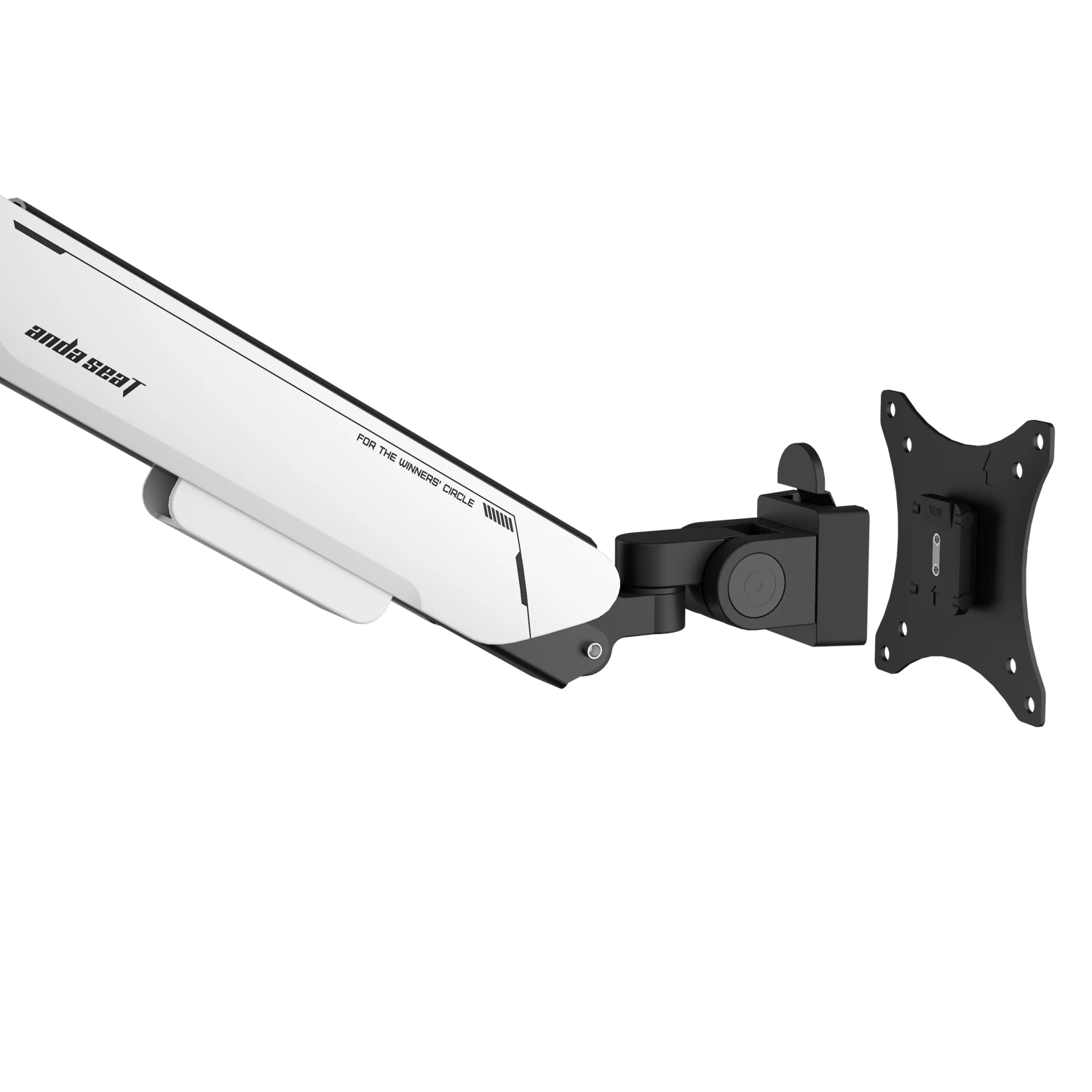 Настільне кріплення для монітора Anda Seat Stealth PRO II RGB 17”-42” White (AD-W-A9X-1S-BW) 117256
