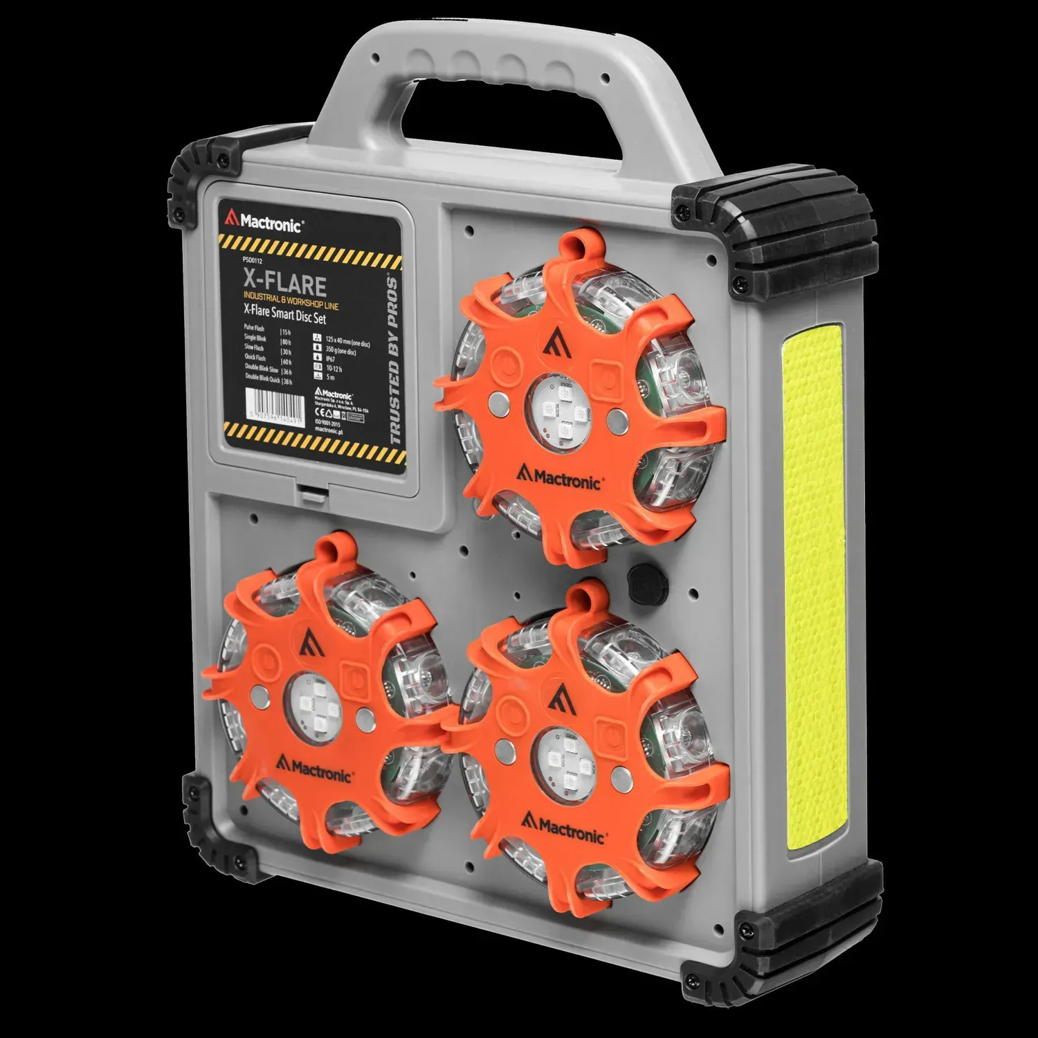 Комплект ліхтарів професійних Mactronic X-Flare (30 Lm) Red/Blue/Amber Recharg 12/220V (PSD0112) 119009