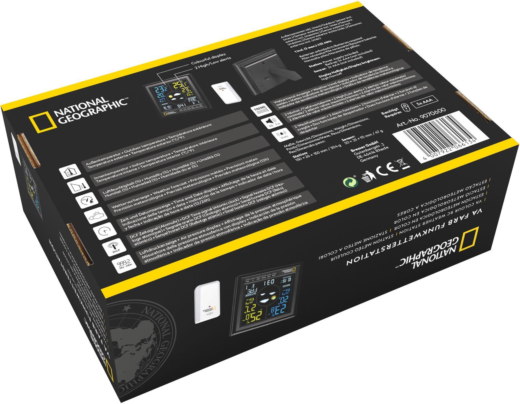 Метеостанція National Geographic VA Colour (Black) (9070600) 119228
