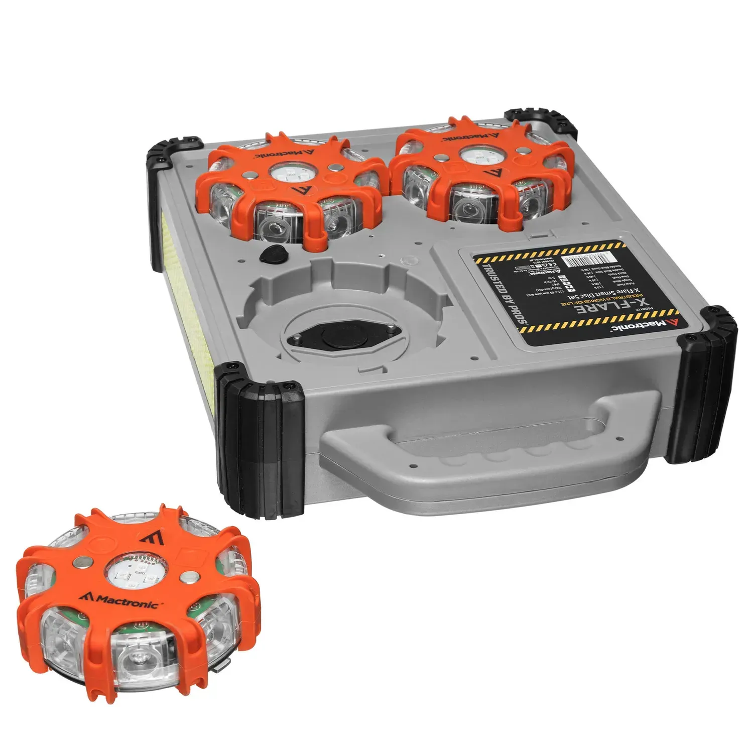 Комплект ліхтарів професійних Mactronic X-Flare (30 Lm) Red/Blue/Amber Recharg 12/220V (PSD0112) 119025