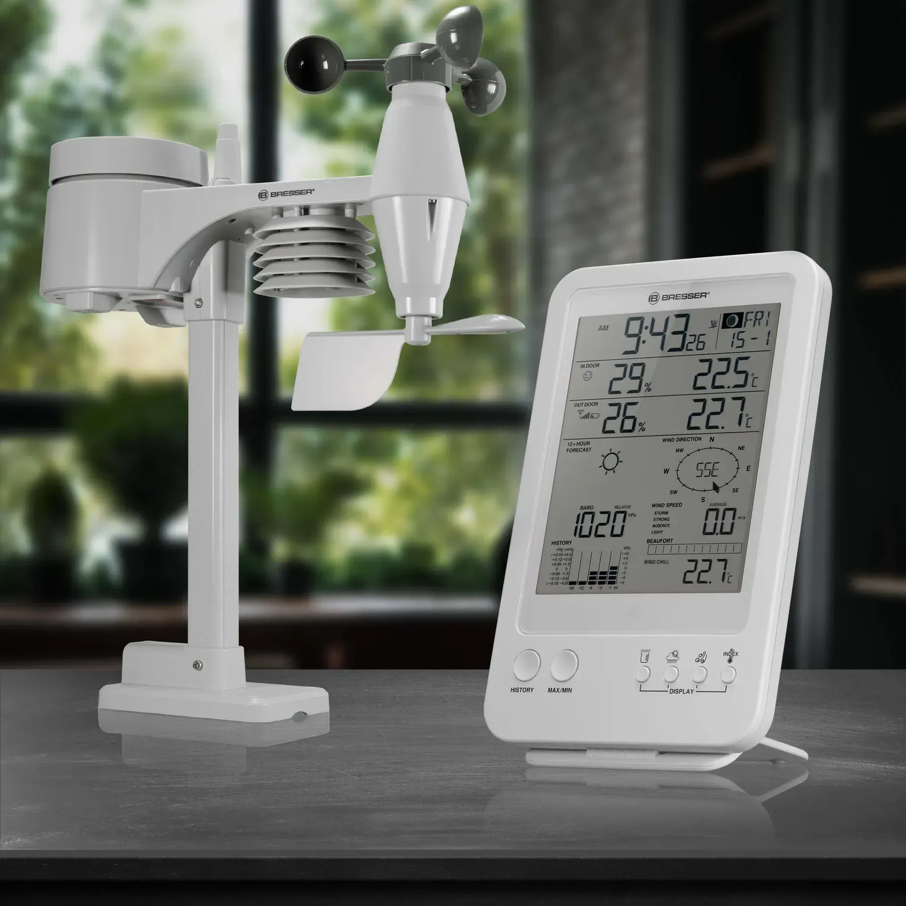 Метеостанція Bresser Weather Center 5-in-1 White (7002511) 119314