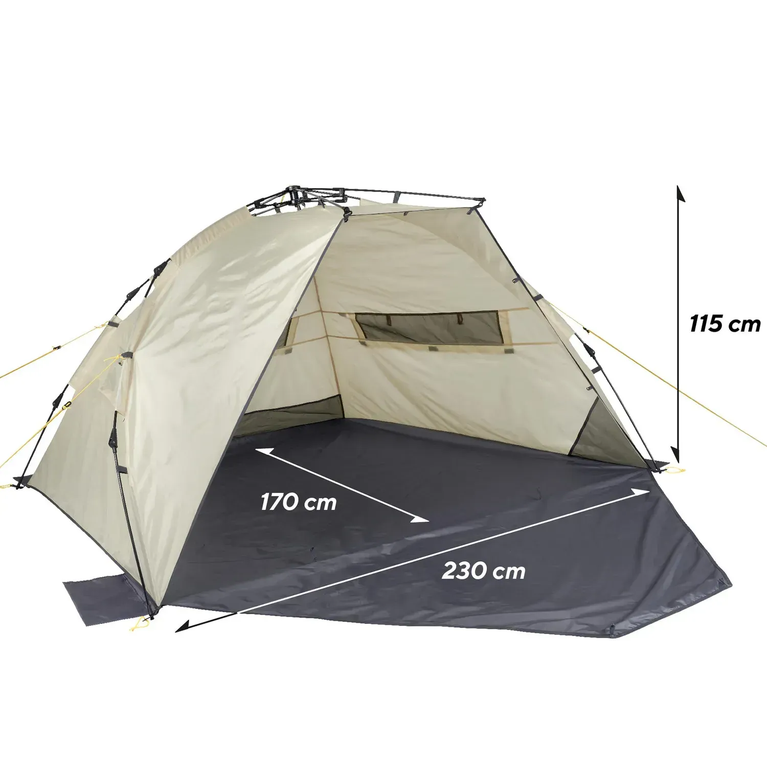 Намет Uquip Speedy XL UV 50+ Sand/Grey (241007) 120769