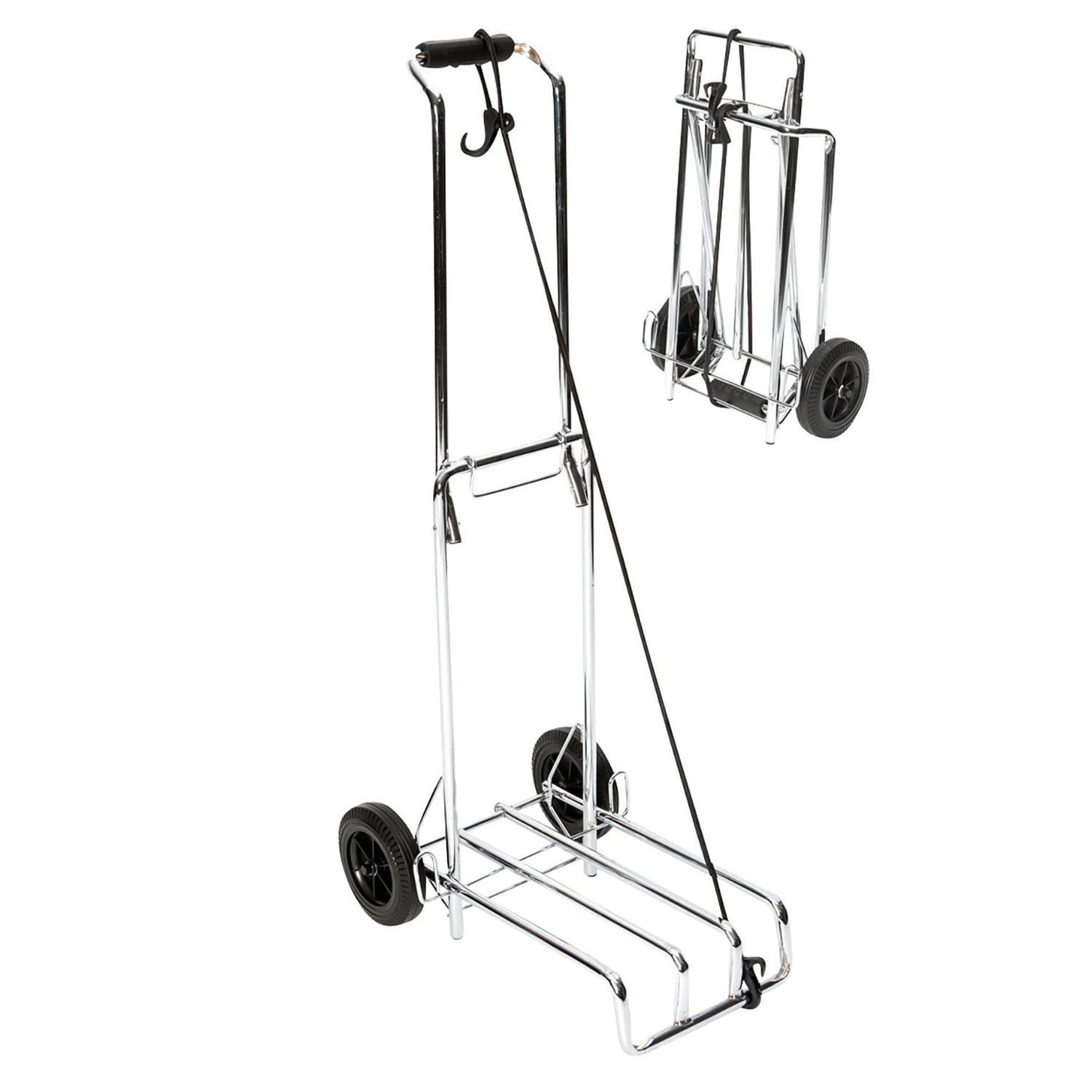 Візок господарський Bo-Camp Luggage Trolley Foldable 40 kg Silver (5267279) 119522