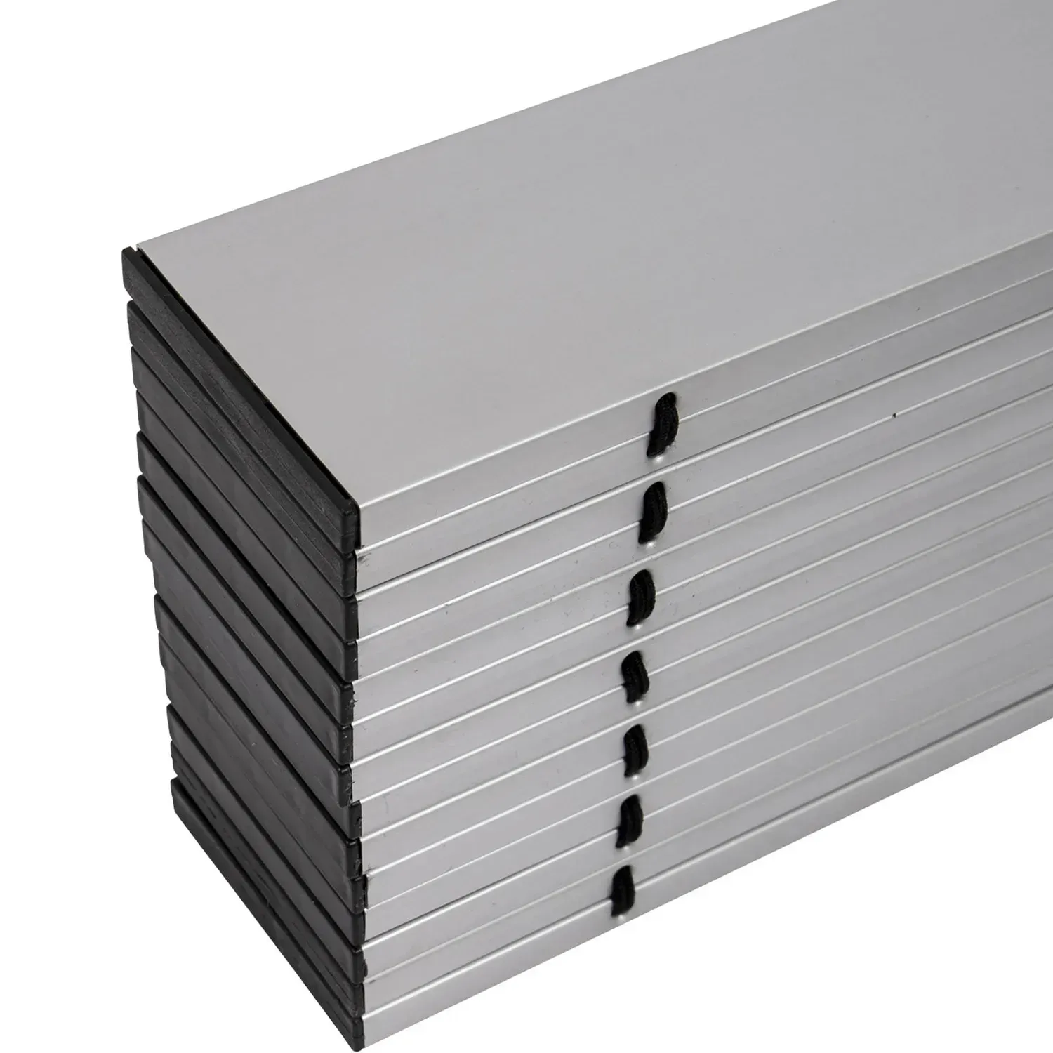 Стіл Bo-Camp Lamel 121×80 cm Aluminium (1404438) 121495