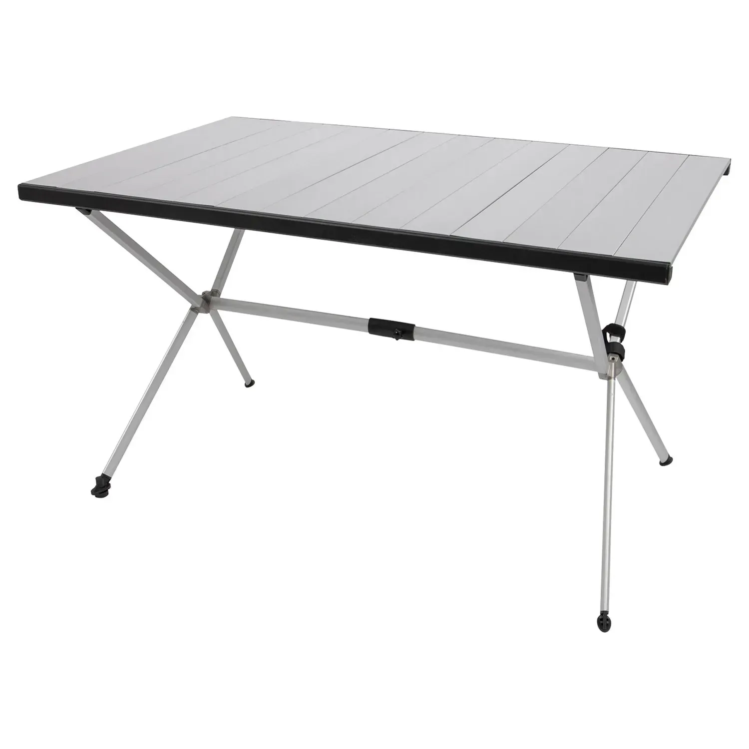 Стіл Bo-Camp Lamel 121×80 cm Aluminium (1404438) 121509