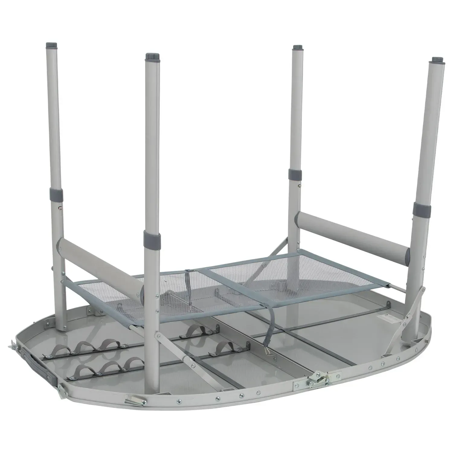 Стіл Bo-Camp Premium Oval 100×70 cm Grey (1404424) 121408