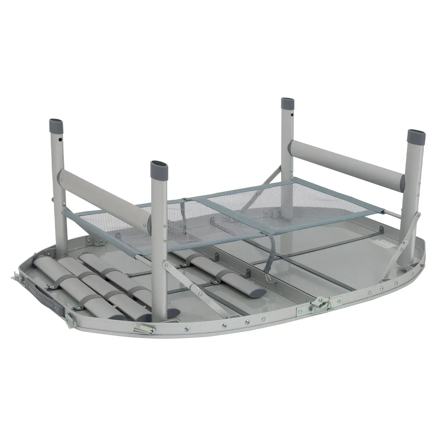 Стіл Bo-Camp Premium Oval 100×70 cm Grey (1404424) 121410