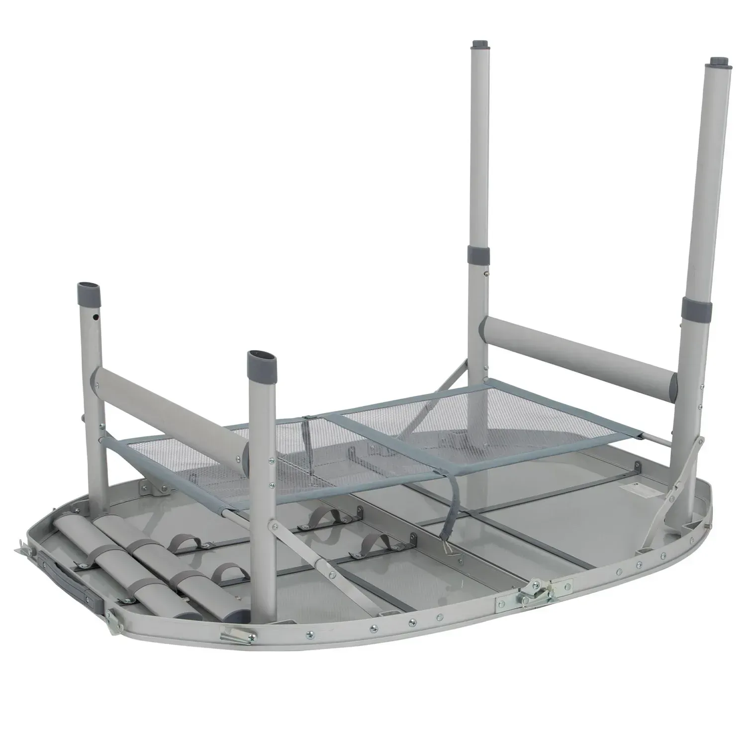 Стіл Bo-Camp Premium Oval 100×70 cm Grey (1404424) 121412