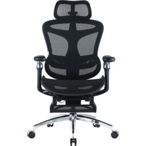 Крісло SIHOO DORO C300 Pro Mesh Black with footrest - загальний вид
