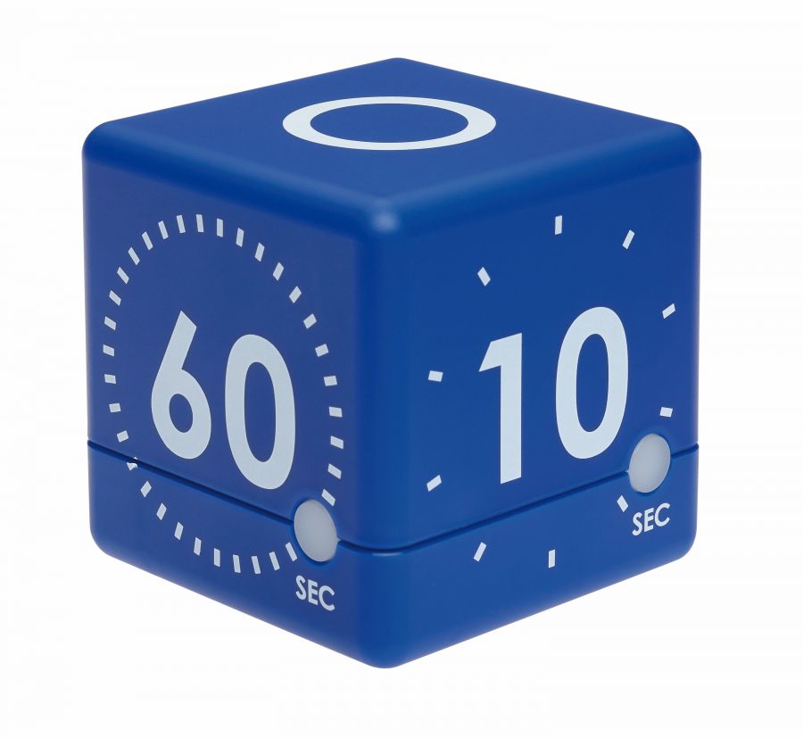 Таймер цифровий TFA “Cube-Timer” 10–20–30–60 секунд синій 38203606