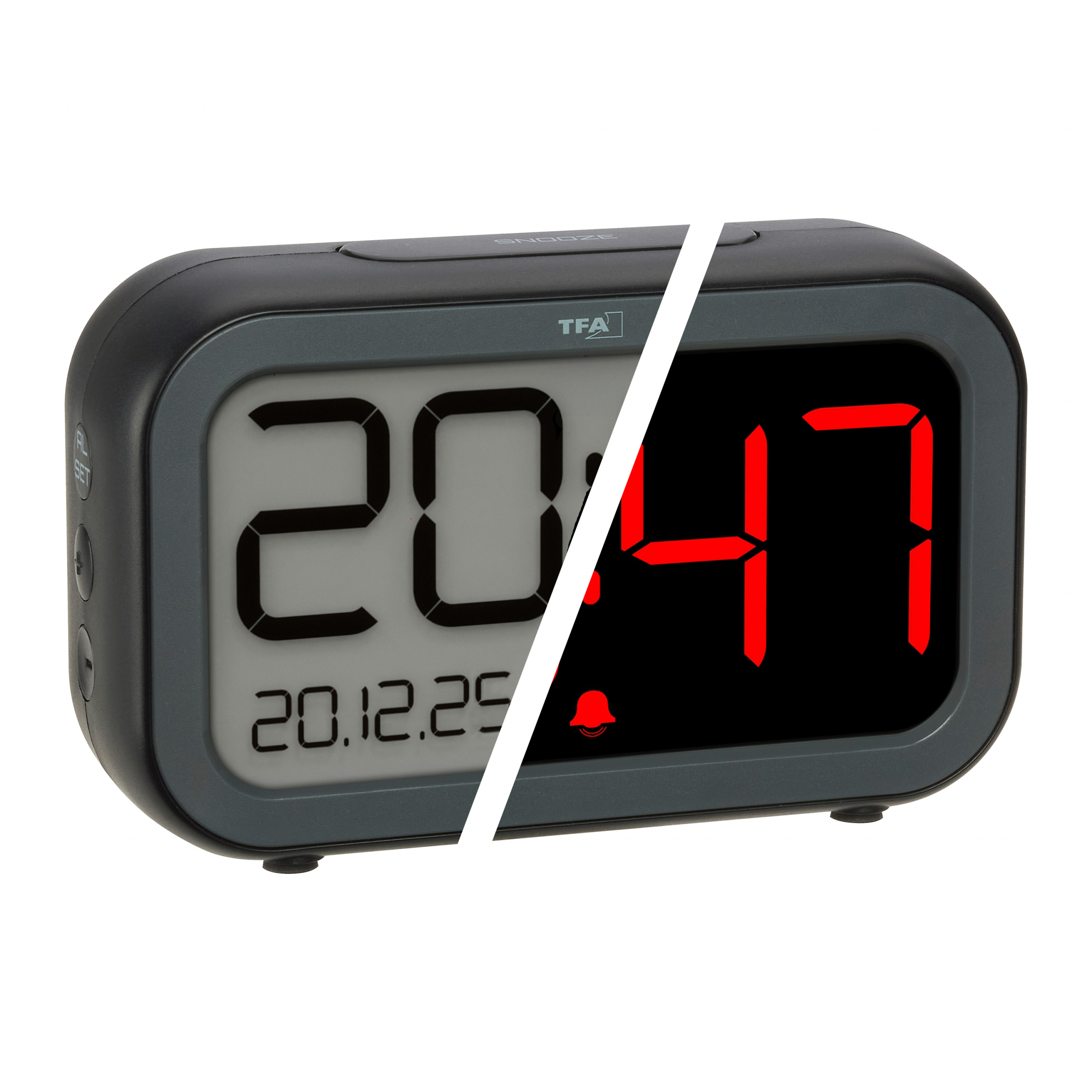 Будильник цифровий TFA LCD-LED BINGO HYBRID 60204801 129862
