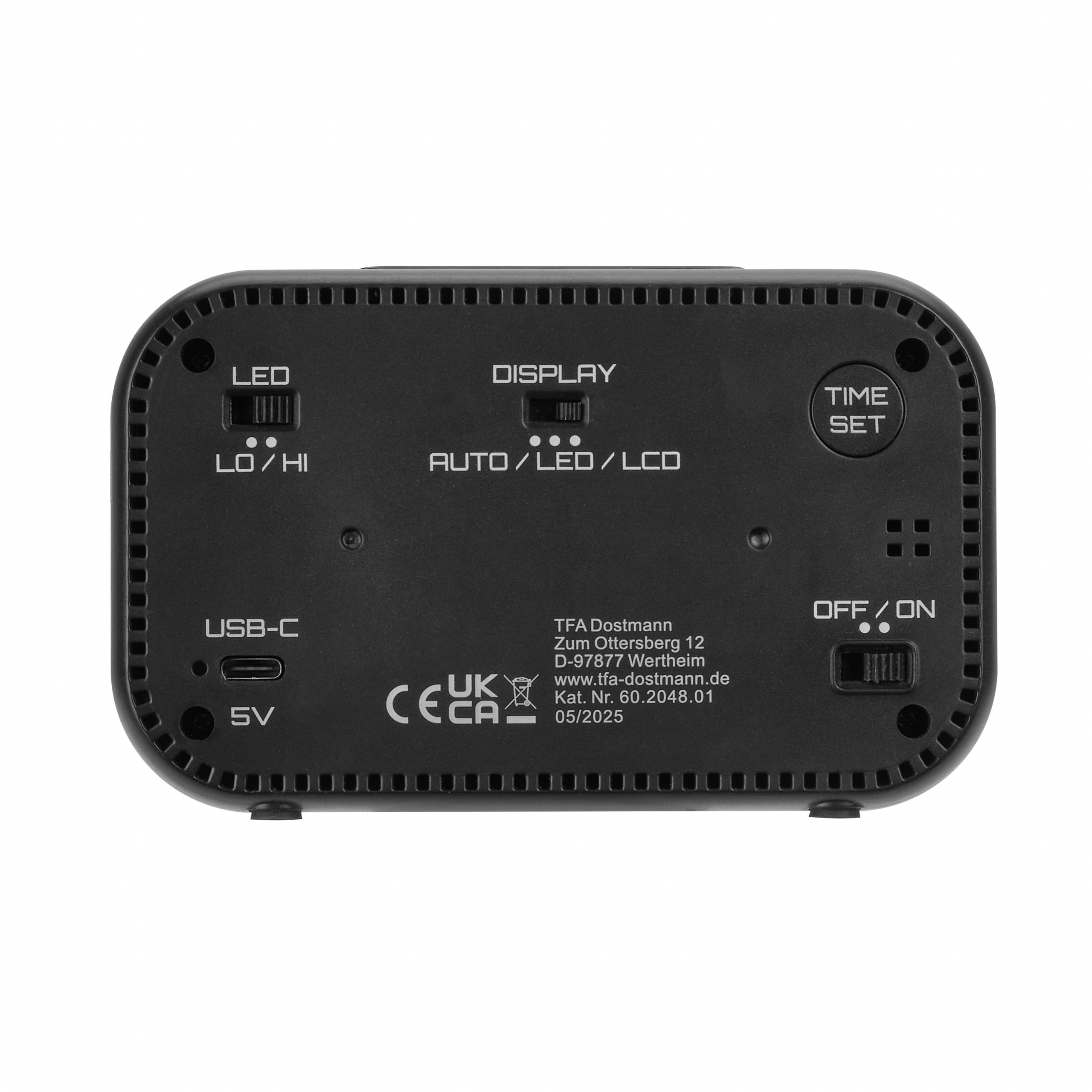 Будильник цифровий TFA LCD-LED BINGO HYBRID 60204801 129865